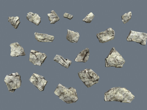 리버 스톤스 3D 모델