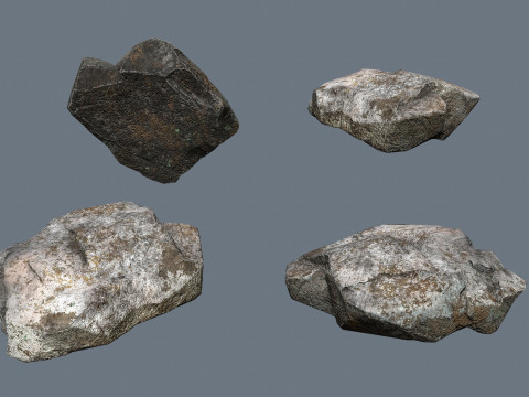 Old rocks 3D Model