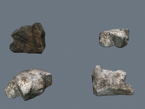 Old rocks 3D Model