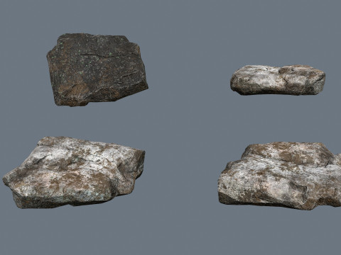 Old rocks 3D Model