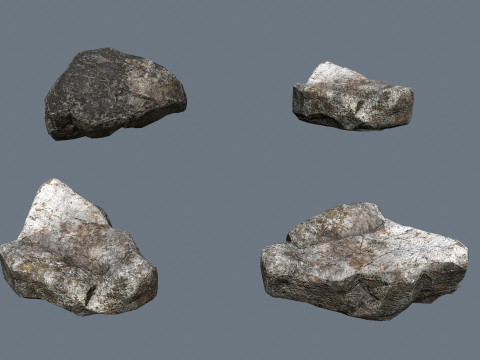 Old rocks 3D Model
