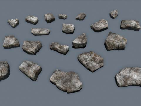 Old rocks 3D Model