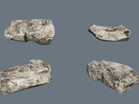 Desert stones 3D Model