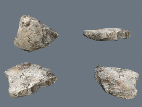 Pedras do deserto Modelo 3D