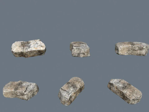 Desert stones 3D Model