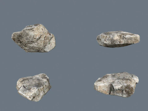 Desert stones 3D Model