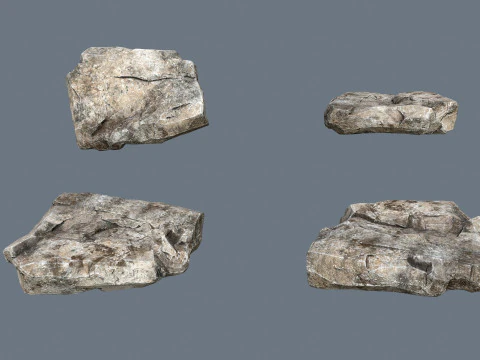 Desert stones 3D Model