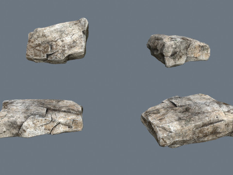 Pedras do deserto Modelo 3D