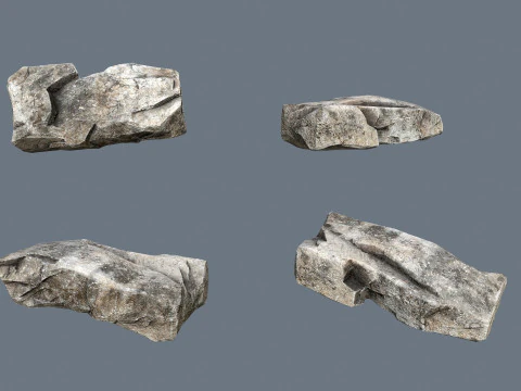 Desert stones 3D Model