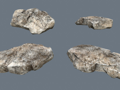 Pedras do deserto Modelo 3D