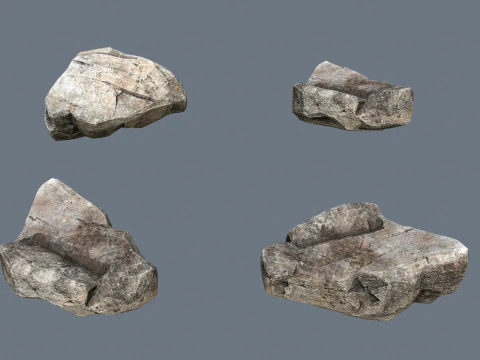Desert stones 3D Model