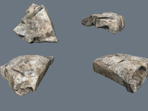 Pedras do deserto Modelo 3D