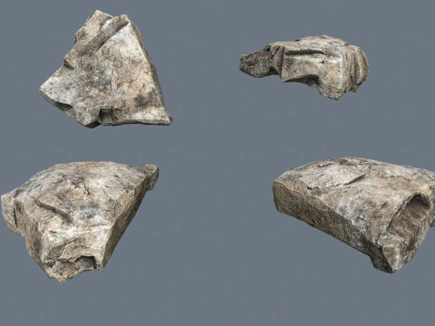 Desert stones 3D Model