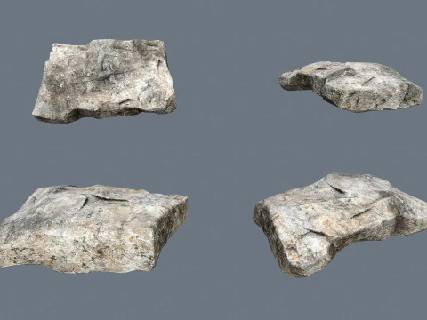 Desert stones 3D Model