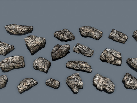 Pedras do deserto Modelo 3D