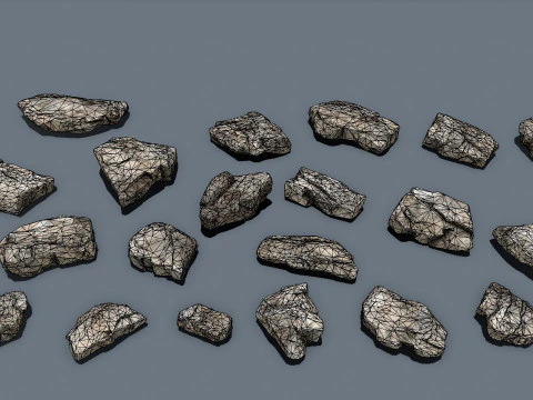 Desert stones 3D Model
