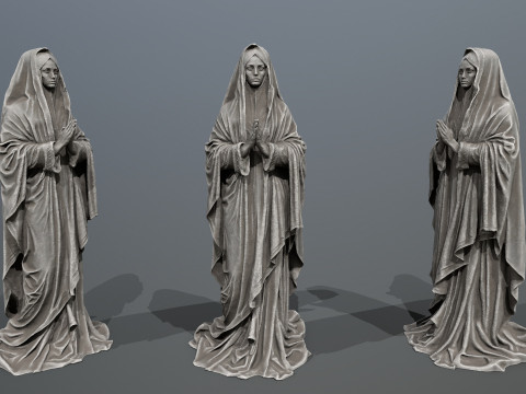 Kadın Heykeli 3D Model