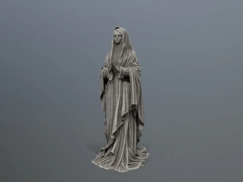 Woman Statue 3D Model