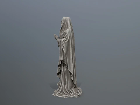Woman Statue 3D Model