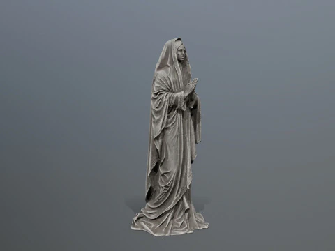 Woman Statue 3D Model