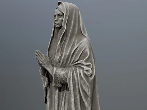 Woman Statue 3D Model