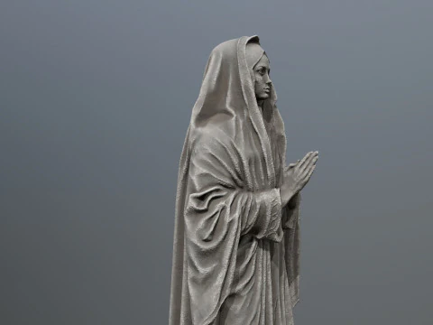 Woman Statue 3D Model