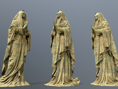 Kadın Heykeli 3D Model