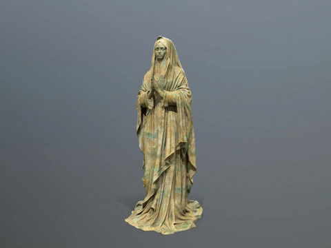 Woman Statue 3D Model