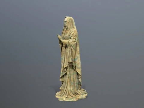 Woman Statue 3D Model