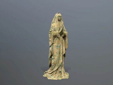 Woman Statue 3D Model