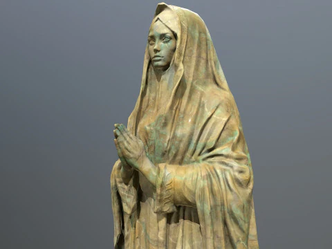 Woman Statue 3D Model