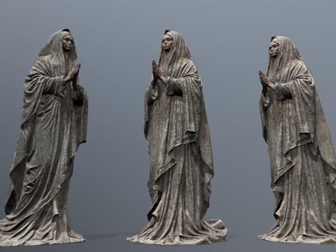 Kadın Heykeli 3D Model