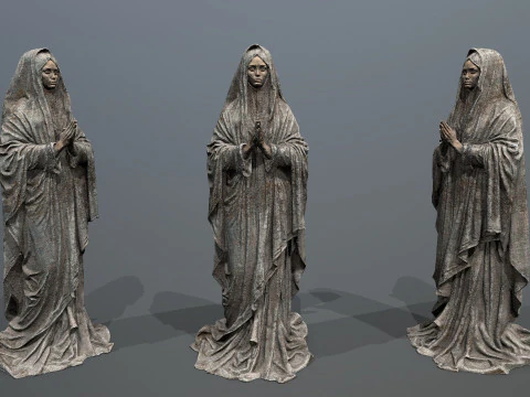 Woman Statue 3D Model
