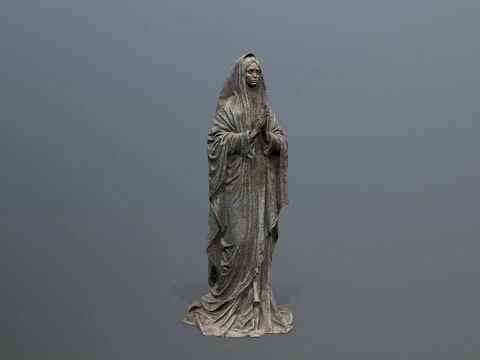 Woman Statue 3D Model