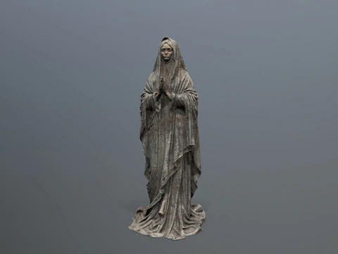 Woman Statue 3D Model