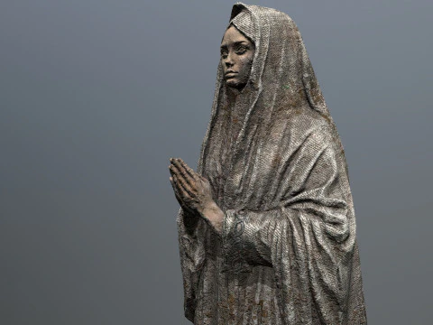 Woman Statue 3D Model