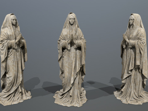 Kadın Heykeli 3D Model