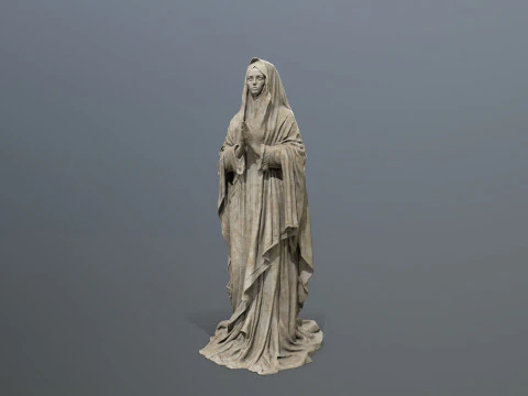 Woman Statue 3D Model
