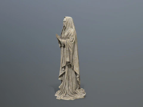 Woman Statue 3D Model