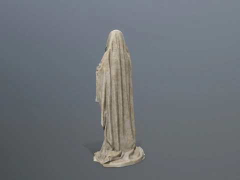 Woman Statue 3D Model