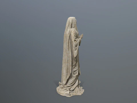 Woman Statue 3D Model