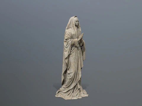 Woman Statue 3D Model