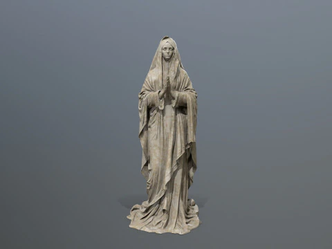 Woman Statue 3D Model