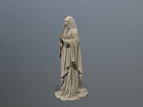 Woman Statue 3D Model