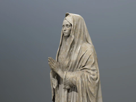 Woman Statue 3D Model