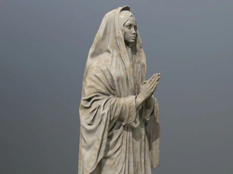 Woman Statue 3D Model