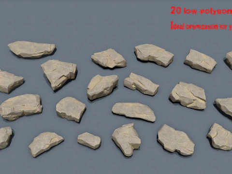 Rocce del deserto Modello 3D