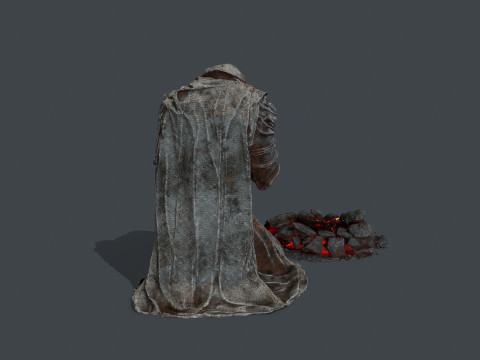 Chevalier mort Modèle 3D