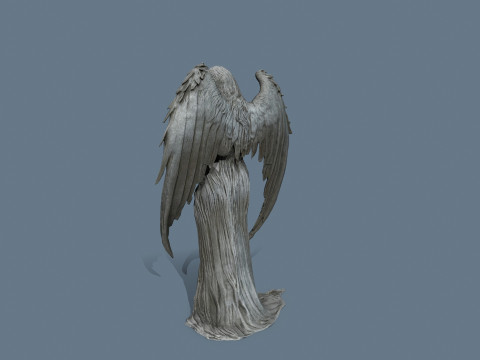 Posąg anioła Model 3D