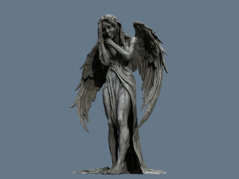 Estatua del &aacute;ngel Modelo 3D